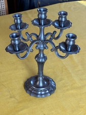 Alter Zinnleuchter 5 armig