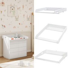 Wickelaufsatz Wickelauflage Kommode Wickeltischaufsatz Wickeltisch Weiß #2854