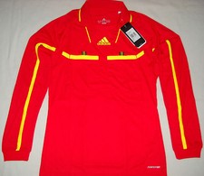 Adidas Schiedsrichter Referee Trikot rot / gelb langarm NEU!!!