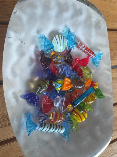 Glaskunst bonbons dekoration - glaskunst,
