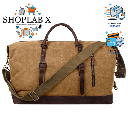 Reisetasche 60l vintage canvas - vintage,