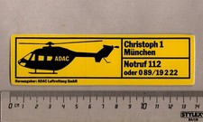 Aufkleber/Sticker ADAC Luftrettung Christoph 1 München