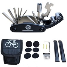 Fahrrad Multitool Set Reparatur 16in1 faltbar, Flickzeug, 13-teilig, E-Bike