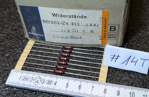 100x siemens widerstände 110 - widerstÄnde,