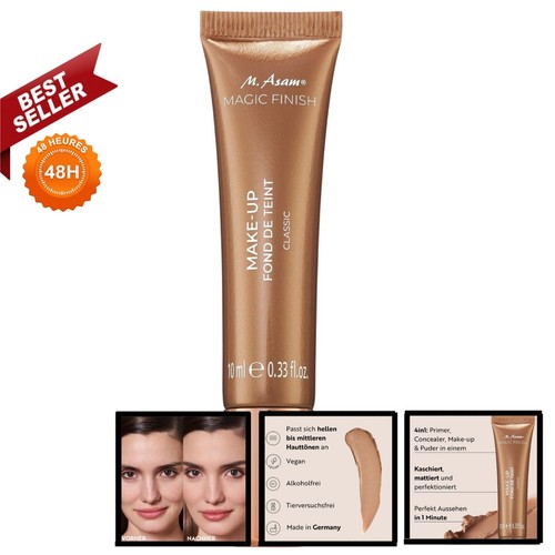 Asam magic finish - m., make-up