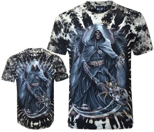 Tie dye shirt sensenmann - tie, mit