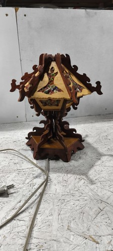 Tischlampe holzlampe ddr - tischlampe,