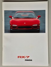 Vintage Verkaufsprospekt Mazda RX-7 Wankel 07/1992 32 Seiten 