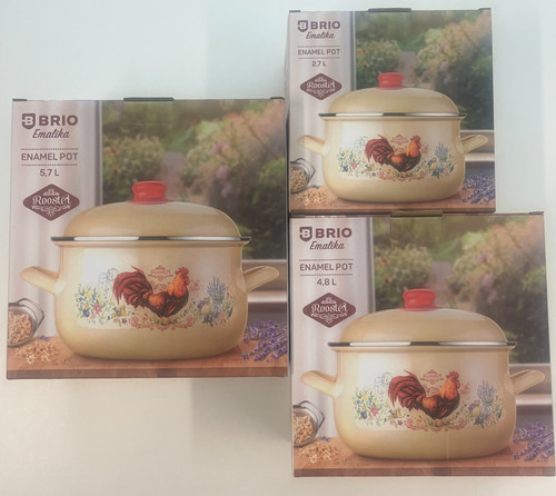 Brio set kochtöpfe mit - set, 3