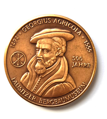 Bergbau medaille lausitzer - medaille,