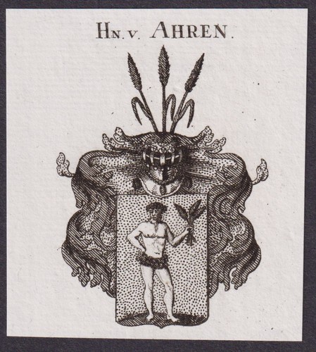 Ahren wappen coat arms - ahren,