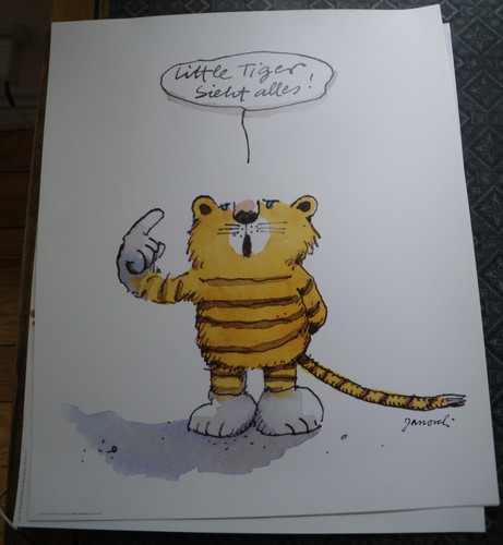 Janosch poster little - "little, tiger