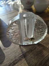 Walther Design Solifleur Glasvase Vintage Original 60er Jahre