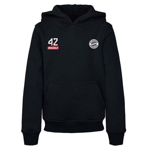 Kinder hoodie musiala - kinder, schwarz