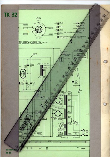 Grundig original schaltplan - original,