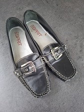 Esprit Damen Mokassins, Slipper,  Schwarz, Gr. 37