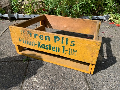 Alte bierkiste bierkasten holz - bierkiste,