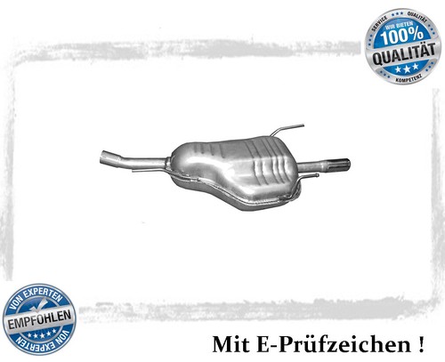 Endschalldämpfer für opel - für,
