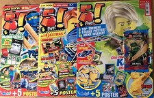 3x Magazin 5! FIVE Nr. 6, 8, 9 2017-2020 Lego Ninjago Karten Die Insel Minecraft