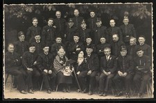 Foto-AK Gruppenbild von