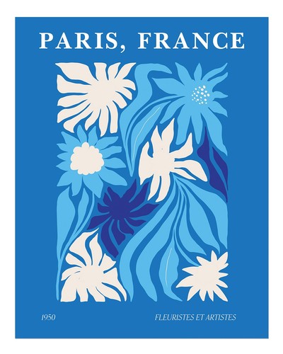 Vintage blumen poster wandbild - blumen,