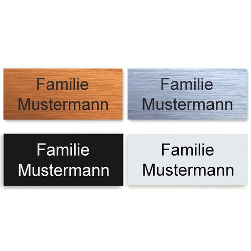 Namensschild briefkastenschild - namensschild,