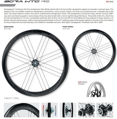 Campagnolo bora wto - campagnolo, 45