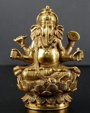 Buddha figur messing ganesha - messing,