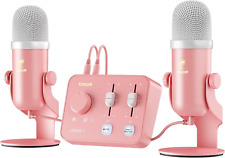 TONOR ASMR Mikrofonset Audio-Interface Dual Kondensatormikrofon für 3D-Aufnahmen