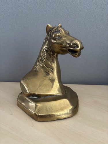 Vintage pferdekopf skulptur - vintage, pferdekopf-skulptur/