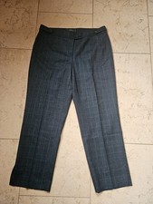 BRAX Hose Stoffhose anthrazit Glencheck-Muster 7/8-Länge Modell Tara City Gr. 40