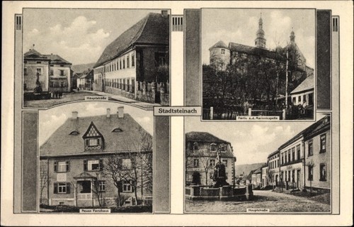 Stadtsteinach der - ak,