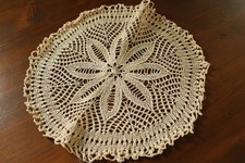 Spitzendeckchen beige