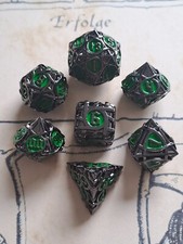 Würfel-Set Metall Drachen
