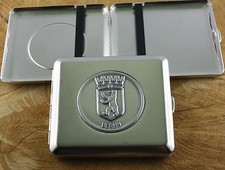 Zigarettenetui mit Zinnemblem