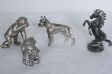 SCHÖNES KONVOLUT ZINNFIGUREN AFFEN HUND PFERD MASSIV ZINN  #10697