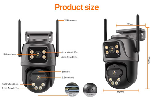 Wonsdar ptz wifi kamera - 4k,