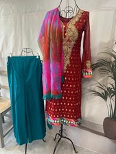 Trachten besticktes 3-teiliges