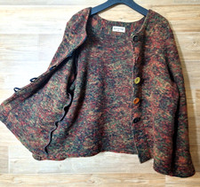 in sein mit Jacke von Augenstern - 80% Wolle - Lagenlook - Winter - bunt - Gr. L