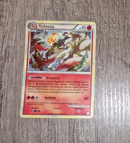 Pokémon karte vulnona 123 - karte, 7/123