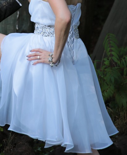 Hochzeit kleid kurz - kurz, gr.
