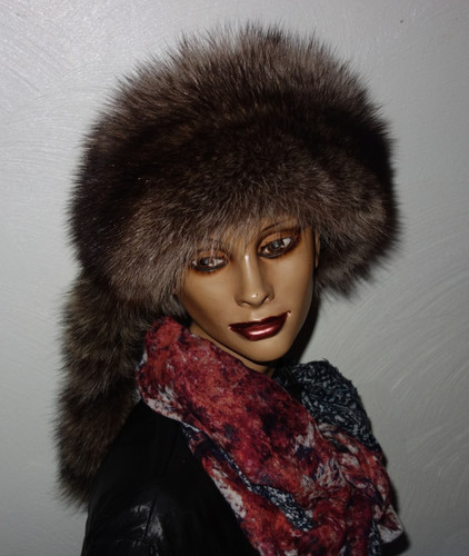 Waschbär pelz mütze - mütze, trapper
