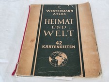 Aus einer Auflösung: Westermann Atlas Heimat und Welt 42 Kärtenseiten