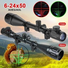 Taktisch 6-24X50 4X32EG Jagdgewehr Zielfernrohr Mit 11/20mm Rail Für Outdoor DHL