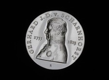 Gedenkmünze 10 Mark DDR 1980 Gerhard J. D. von Scharnhorst