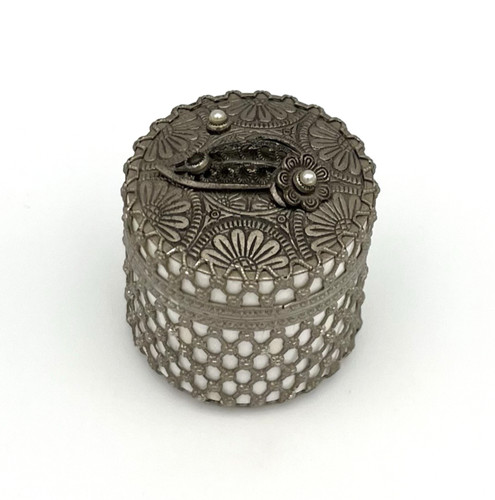 Vintage pillendose antik - vintage,