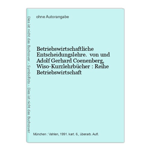 Betriebswirtschaftliche