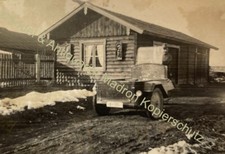 orig. Foto Motorrad Wagen