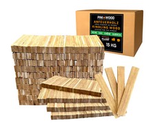 PINI Brennholz Anzünder aus Eichenholz 15 kg Anmachholz für Kamin Grill
