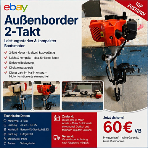 Außenborder takt benzin - außenborder,